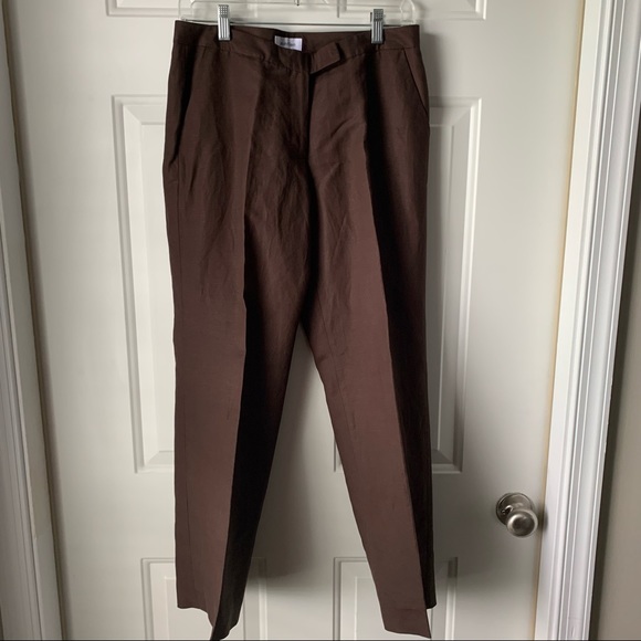 Calvin Klein Brown Pant Suit with Jacket Size 6 - Picture 6 of 14